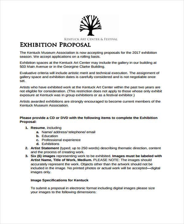 calls for exhibition proposals